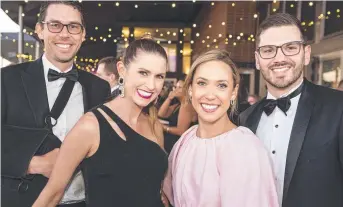  ?? ?? At the Focus HR Business Excellence Awards 2021 are (from left) Chris Black, Alisha Black, Luci Adams and Lachlan Hogan.
