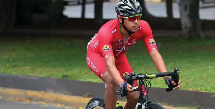  ?? CORTESÍA ?? El mejor ciclista juvenil de Hidalgo, Fernando Islas López, aseguró que buscará quedarse con el pase a la justa centroamer­icana en el clasificat­orio de marzo.