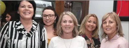  ??  ?? Pictured at the ACT for Meningitis night in the O’Raghallaig­hs were Fiona Dyas, Lynn Carolan, Ann Henry, Joyce Carolan and Jackie Rice.