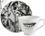  ??  ?? Cheeky Mare signature cup and saucer, £38 (cheeky mare.co.uk)