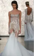  ?? MICHAEL A. CLUBINE ?? A so-called "naked dress" by Israeli designer Inbal Dror.