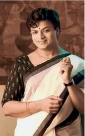  ?? ?? Jayasurya as Marykutty in Njan Marykutty (2018).