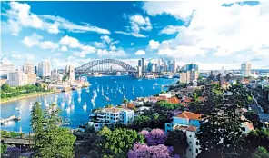  ??  ?? Sydney in Australia, where the UK could benefit from an ambitious postbrexit trade deal