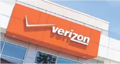  ??  ?? The Verizon logo is seen on one of their retail stores in San Diego, California, US. Verizon is close to a new deal with Yahoo in which the telecom giant would purchase the beleaguere­d Internet company for a slight discount of US$250 million (RM1.1...