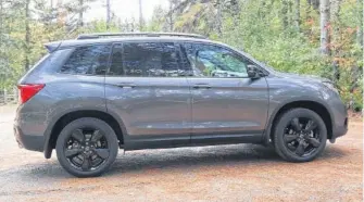  ?? JIL MCINTOSH • POSTMEDIA NEWS ?? Advertised as an outdoorsy vehicle, the 2020 Honda Passport sits about halfway between most mainstream sport-utes and the true off-roaders.