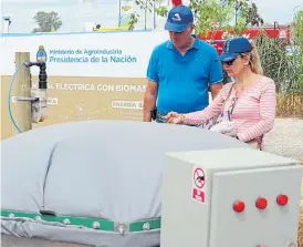  ??  ?? Energía Verde. El Gobierno hizo foco en esta temática en Expoagro.