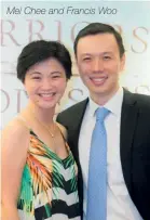  ??  ?? Mei Chee and Francis Woo