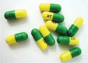  ??  ?? Tramadol capsules