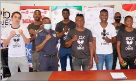  ?? Photo: Nampa ?? Big battles… The AC Boxing Promotions yesterday launched its muchantici­pated boxing bonanza set for next month.