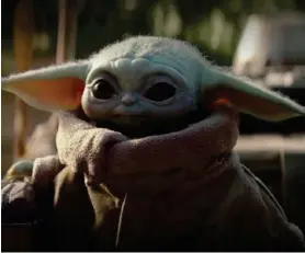  ?? DISNEY+ ?? El peluche de bebé Yoda se convirtió en el más vendido en Navidad.