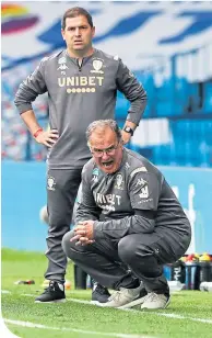  ??  ?? Leeds coach Marcelo Bielsa