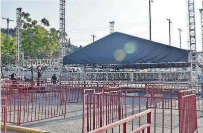  ?? RONALD CEDEÑO ?? kEl proyecto está instalado sobre un área de 3.500 metros cuadrados, situado en la explanada del Teatro Centro de Arte.