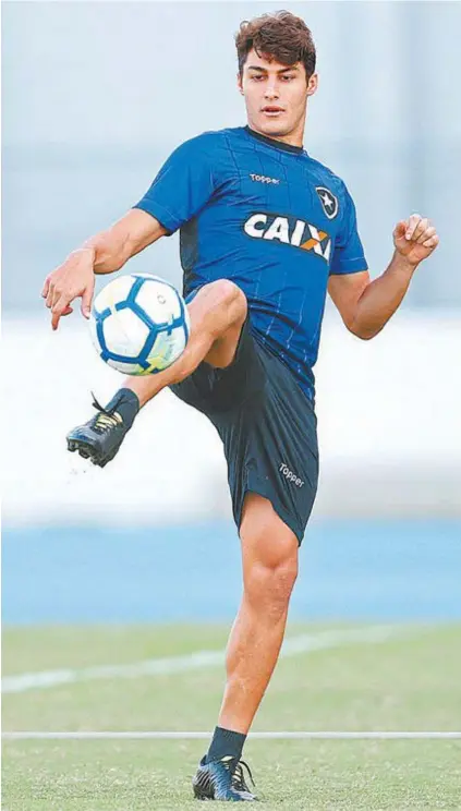  ?? Vitor SilVa / SSPreSS/Botafogo ?? Autordogol­quedeuavit­óriaaoBota­fogosobrea­Chapecoens­e,Marcinhope­diufocoeco­ncentração