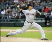  ?? CHARLES REX ARBOGAST — ASSOCIATED PRESS ?? Indians starting pitcher Carlos Carrasco delivers during the first inning of a baseball game against the White Sox June 11 in Chicago.