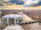  ?? Picture: 123rf.com/fesus ?? TOWN CAR The London Eye and cityscape.