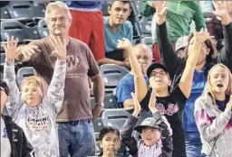  ?? James Franco / Special to the Times Union ?? The Valleycats are currently allowed to have 20 percent capacity at home, which would be 1,200 at Bruno Stadium.