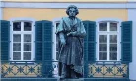  ?? Photograph: Andreas Rentz/Getty Images ?? A statue of Ludwig van Beethoven in Bonn, Germany, which is celebratin­g his 250th birthday.