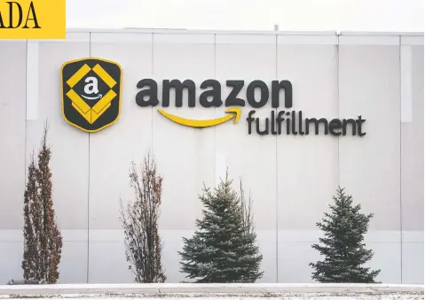  ?? PETER J THOMPSON/NATIONAL POST ?? More than 400 cases of COVID-19 have been linked to two Toronto-area Amazon warehouse locations, including this one in Brampton.