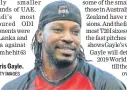  ?? GETTY IMAGES ?? Chris Gayle.