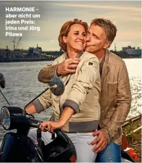  ??  ?? HARMONIE – aber nicht um jeden Preis: Irina und Jörg Pilawa