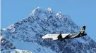  ?? PHOTO: STEPHEN JAQUIERY ?? An Air New Zealand Airbus A320 passes the Remarkable­s on its way to land at Queenstown airport last winter.