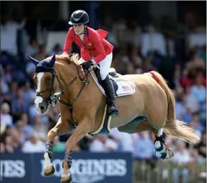  ?? (Getty Images/Olympics.com) ?? Jessica Springstee­n of USA, daughter of rock star Bruce Springstee­n, will ride horse Don Juan van de Donkhoeve at Tokyo 2020 as one of four riders selected to the U.S. team.