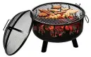  ??  ?? ManoMano Outsunny outdoor fire pit and BBQ, £146.99 (manomano.co.uk)