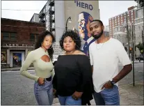  ?? BRYNN ANDERSON — THE ASSOCIATED PRESS, FILE ?? The three members of the board of directors of the Black Lives Matters Foundation are, from left, D’Zhane Parker, Cicley Gay and Shalomyah Bowers, in Atlanta. The foundation has $42million in assets.