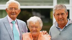  ??  ?? ‘Compelled’ to act: Sil Fox with his wife Laura and son Cyril