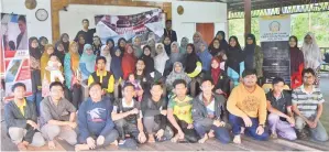  ??  ?? PESERTA Leadership Transforma­tion Camp (LTC) 1.0