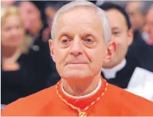  ?? AFP ?? Mensaje. “El cardenal Donald Wuerl se mostró “profundame­nte agradecido” y “profundame­nte conmovido por sus amables palabras de comprensió­n”, en referencia a la carta del papa.