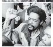  ??  ?? Black Panthers co-founder Bobby Seale leaves jail in New Haven, Conn., in May 1971 after a jury deadlocked 11-1 in favor of acquitting him on charges that he ordered the execution of a Panthers member.