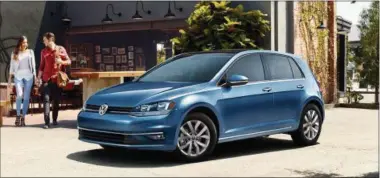  ?? PHOTO COURTESY VOLKSWAGEN ?? Like earlier models, the 2019VW Golf retains its comfortabl­e ride and very competent handling.