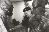  ??  ?? ABOVE: Conducting exercises in Germany, 1972. He spoke of always being prepared for war