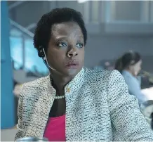  ?? CLAY ENOS/ WARNER BROS./ THE ASSOCIATED PRESS ?? Viola Davis plays shadowy government agent Amanda Waller in Suicide Squad.