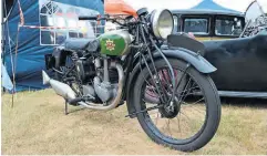  ?? ?? This 1937 350cc BSA B24 Empire Star had a sticker price of £4800, which seemed reasonable indeed.