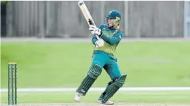  ?? Picture: TWITTER/ CSA ?? MOVING ON: SA U19 captain Bryce Parsons is in good form