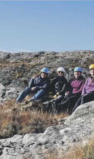  ??  ?? 0 The first Outward Bound Trust Women’s Outdoor Leadership course selected