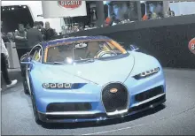  ??  ?? La Bugatti Chiron 1500ch 450 km/h 2 500 000 €.