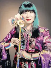  ?? JOSHUAJORD­AN PHOTO ?? Fashion designer Anna Sui is the subject of“The World of Anna Sui,”an exhibit at the NSU Art Museum in Fort Lauderdale
Feb. 28-Oct. 3.