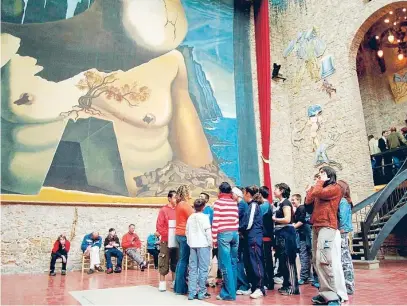  ?? EFE ?? Una imagen de una de las salas del Teatre-Museu Dalí de Figueres