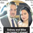  ?? ?? Sidney and Mike Lee haven’t shared their “Tinderella” story with family.