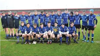  ??  ?? Bandon’s U-16 ‘B’ team who claimed top honours in the Munster Bowl