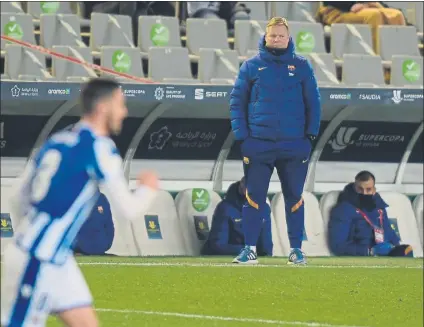  ?? FOTO: MANEL MONTILLA ?? Ronald Koeman, en el banquillo de Córdoba El holandés vivirá el domingo su primera final como técnico del FC Barcelona