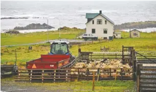  ?? THE ASSOCIATED PRESS ?? The Illugastad­ir farm is where a chilling double murder took place 187 years ago, near Hvammstang­i village in northweste­rn Iceland.