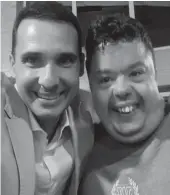  ?? ?? CON JUANJO GONZÁLEZ, un amigo de verdad, de los de toda la vida. Un crack.