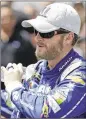  ?? AJ MAST / ASSOCIATED PRESS ?? Dale Earnhardt Jr. will work with old friends on the NBC broadcast team in 2018.