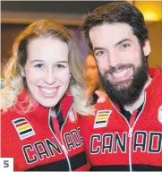  ??  ?? 5. Le couple caressait de grands espoirs de médailles avant le départ pour leurs derniers Jeux olympiques, à Pyeongchan­g, en janvier.