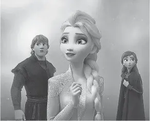  ?? DISNEY DISNEY ?? Frozen 2 looks like another blockbuste­r for Disney.