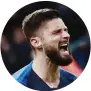  ??  ?? Olivier Giroud, 34 anni, 100 presenze e 42 gol in Nazionale